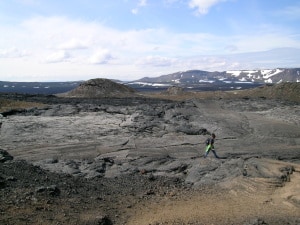 Krafla lava landscape